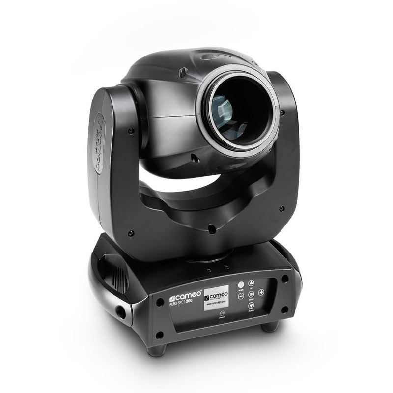 Cameo Lights AURO SPOT 200 LED Spot Moving Head 100W White LED (Black)