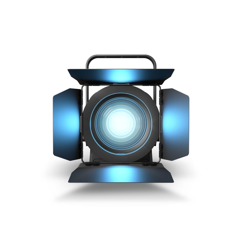 Cameo Lights CLTS200FC Theatre Spotlight Fresnel Lens 200W RGBALC LED (Black)