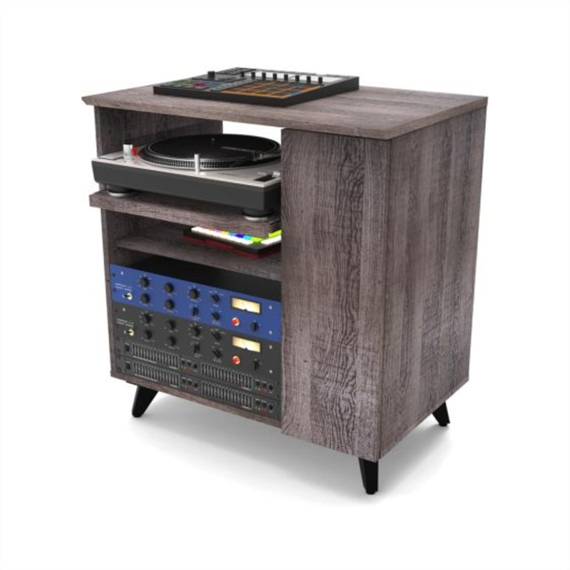 Glorious MODULAR-SIDE-RACK Studio Rack Extension (Walnut)