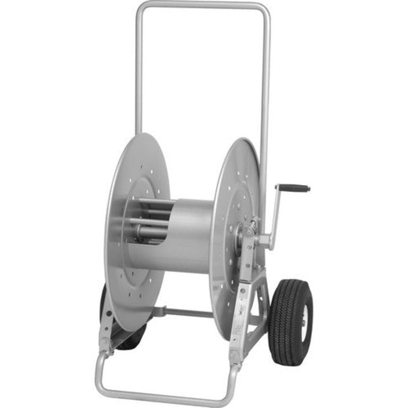 Theatrixx 13-42 Hannay Reels AV ATC1250 Portable Cable Storage on Wheels (Black)