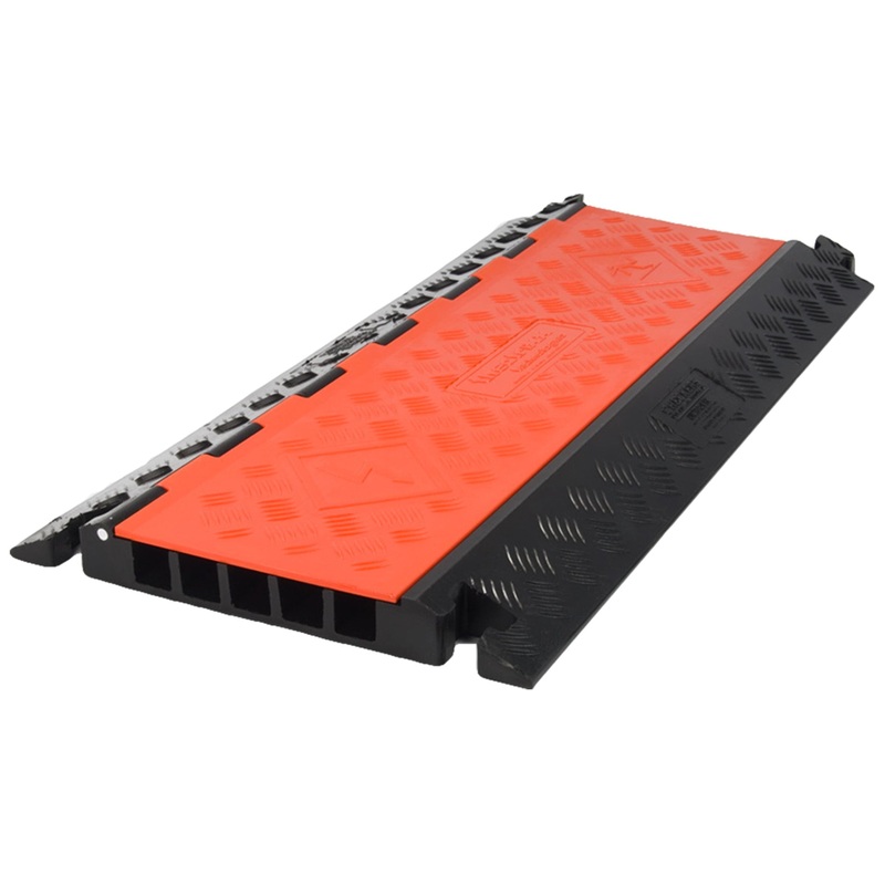 Theatrixx CP5X125-GP-O/B Linebacker 5 Channels General Purpose Cable Protector 36in (Orang /Black)