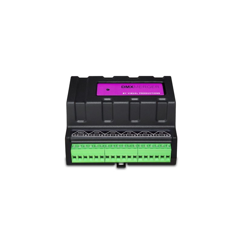 Visual Productions VPDMXMERGER DIN-Rail DMX MERGER – Terminal
