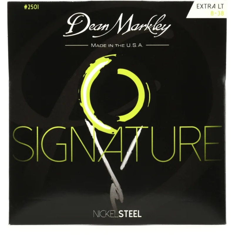 Dean Markley 2501 Signature Series NickelSteel Electric Guitar Strings .008-.038 Extra Light