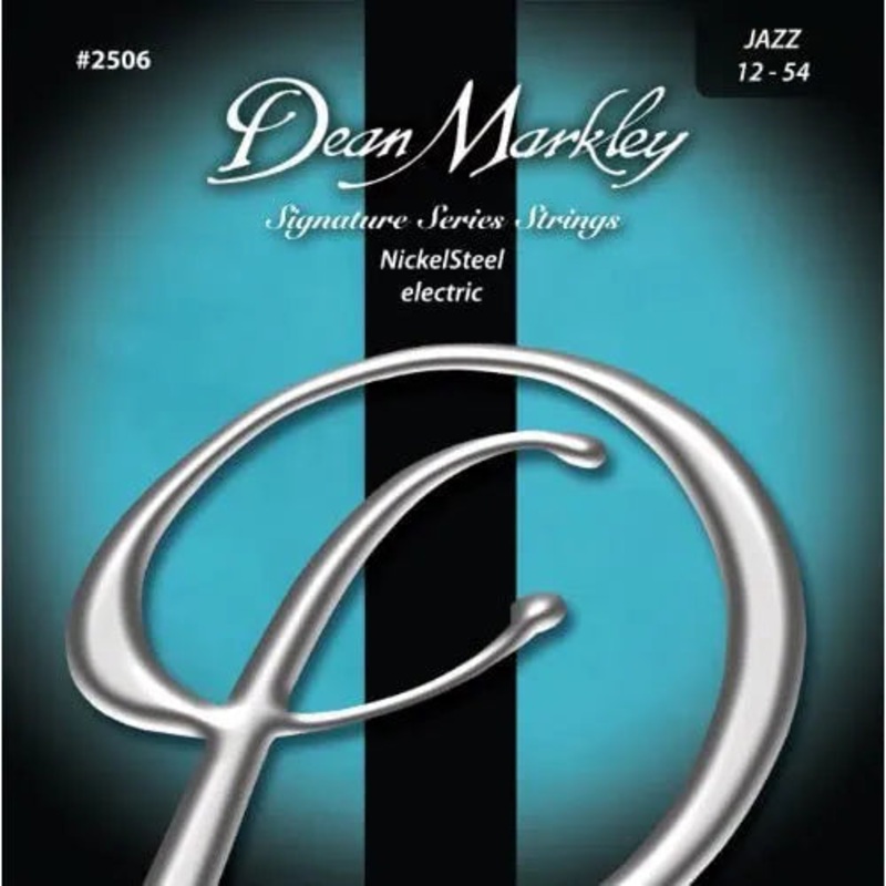 Dean Markley 2506 Jazz Signature Series Electric Guitar Strings 12-54, Nickel Steel
