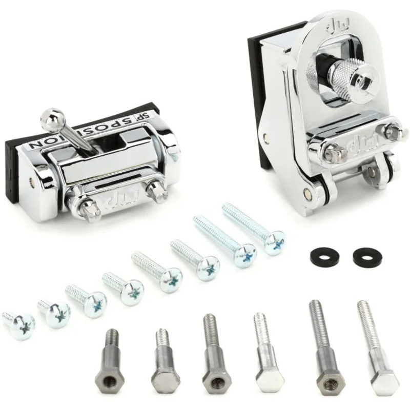 DW Hardware DWSM2161 Snare Drum Throw Off/Butt Plate Assembly 5 Position (Chrome)