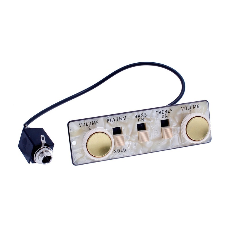 Hofner HA2B-PC Guitar/Bass Control Panel (Cream Pearl)