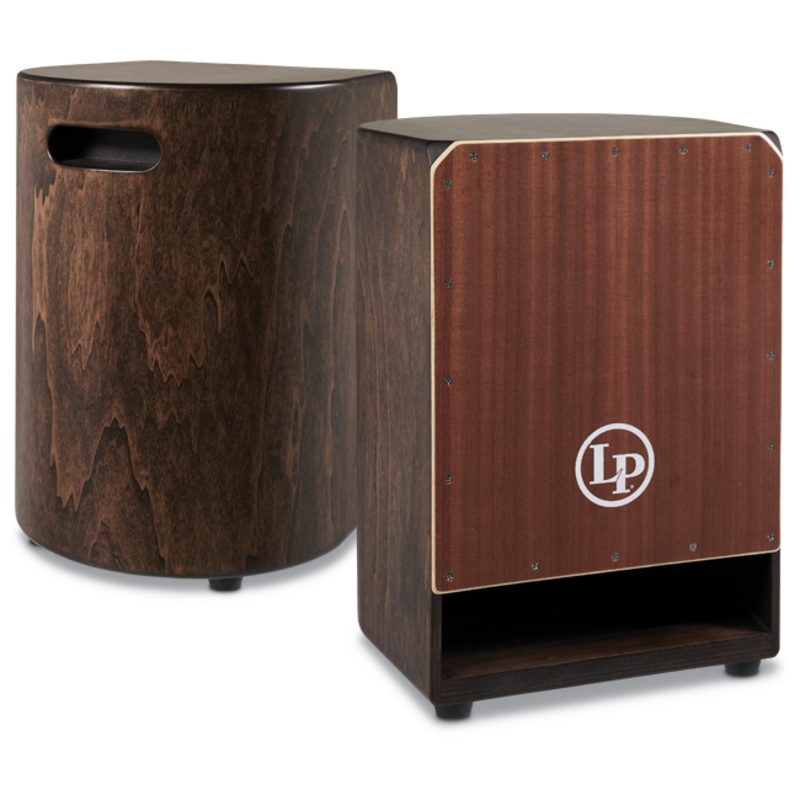 Latin Percussion LP1461M Round Back Bass Cajon (Mahogany)