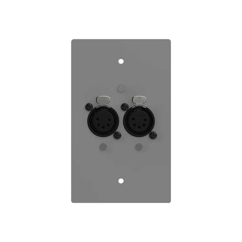 Chamsys GENETIX-GW2OUT 2-Port Wall Mount POE Powered Node DMX Out