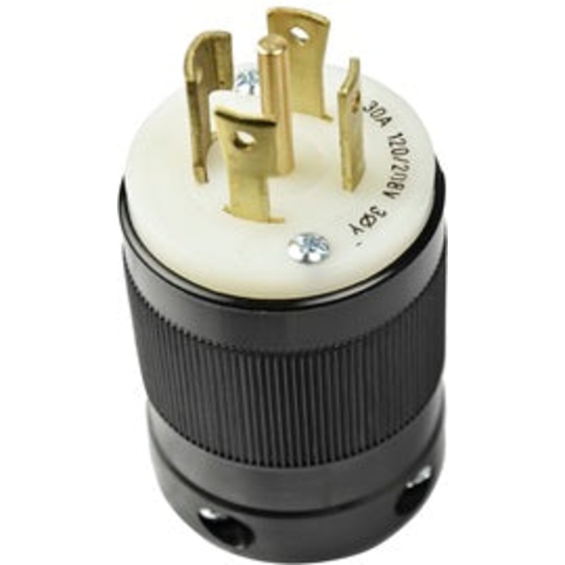 Marinco 3021P Male 120-208V/30A Twist-Lock 5-Wire Inline Connector