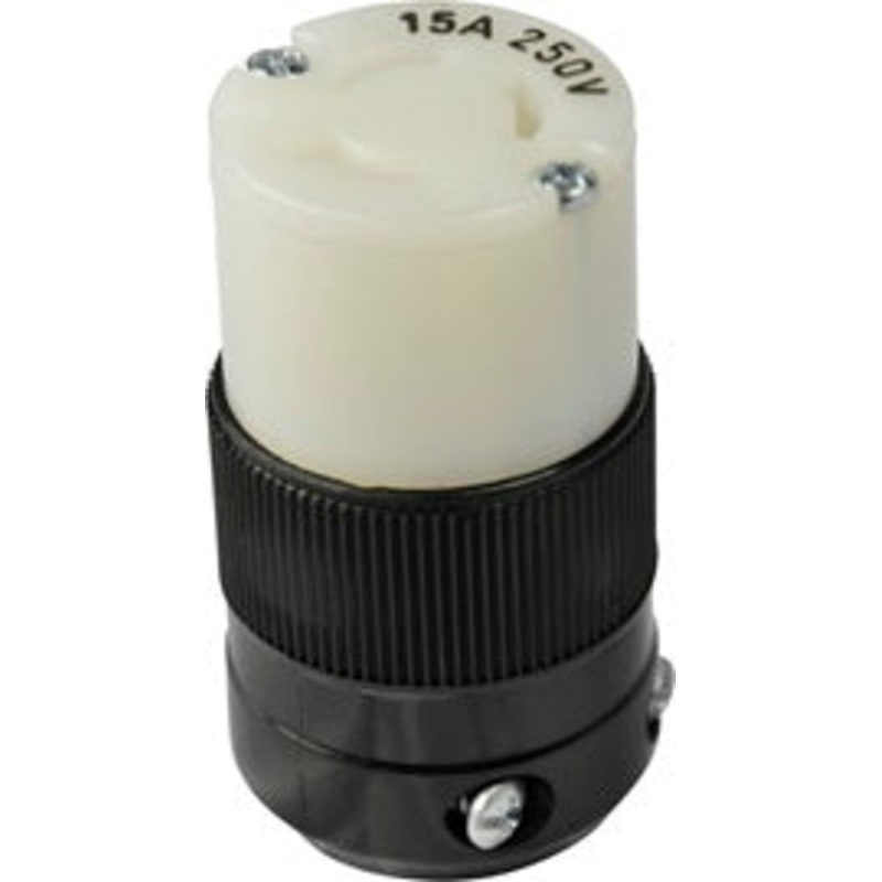 Marinco 4579 Female 250V/15A Twist-Lock Inline Connector