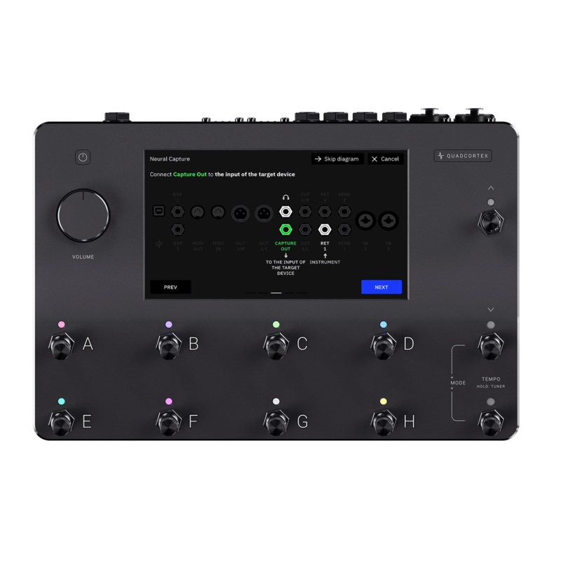 Neural DSP QUAD CORTEX Quad-Core Digital Effects Modeler/Profiling Floorboard