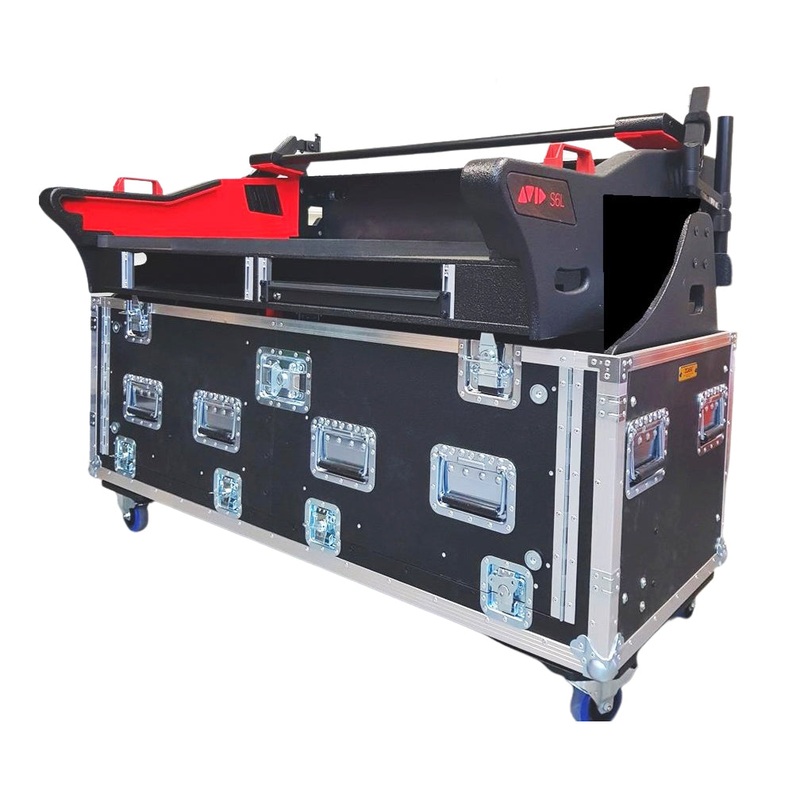 ProX XZF-AVID-S6L-32D D2x2U Avid Venue S6L-32D Flip-Ready Hydraulic Console Case