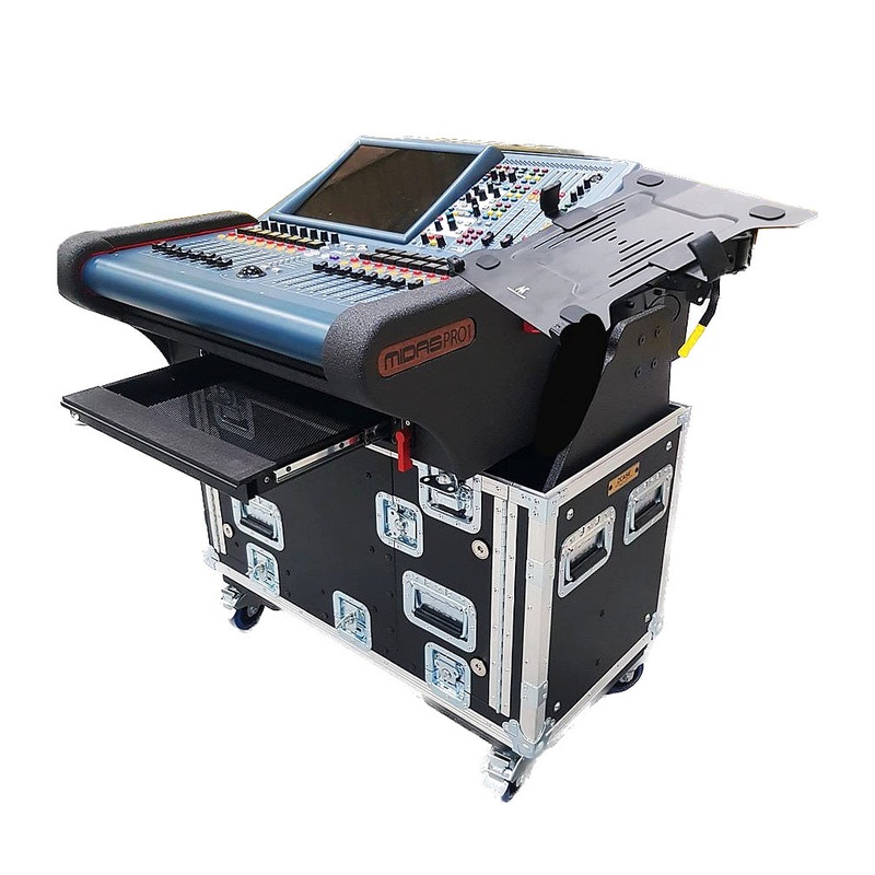 ProX XZF-MID PRO1 D1U MIDAS PRO1 Flip-Ready Hydraulic Console Case