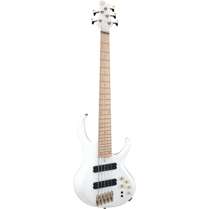 Ibanez BTB605MLMPWM BTB Bass Workshop 5 Strings Electric Bass Multiscale (Pearl White Matte)