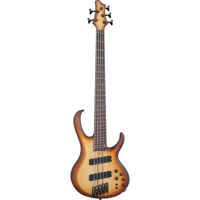 Ibanez BTB705LMNNF BTB Bass Workshop 5 Strings Electric Bass Multiscale (Natural Browned Burst Flat)