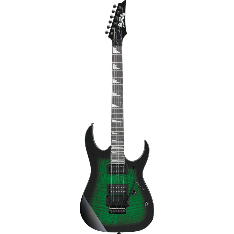 Ibanez GRG320FATEB Gio RG Series Electric Guitar (Transparent Emerald Burst)