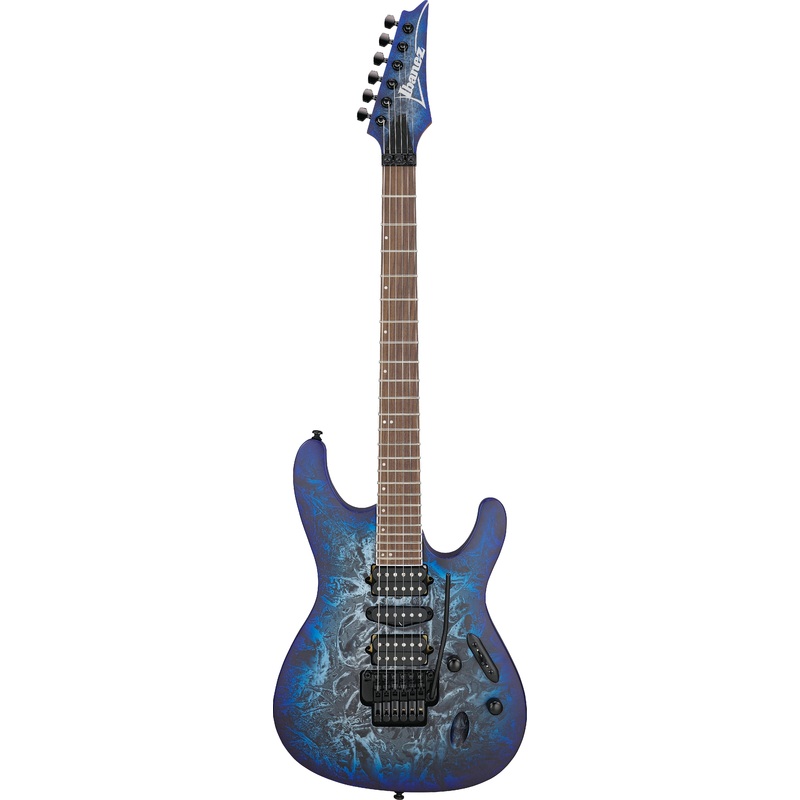 Ibanez S770CZM Electric Guitar (Cosmic Blue Frozen Matte)