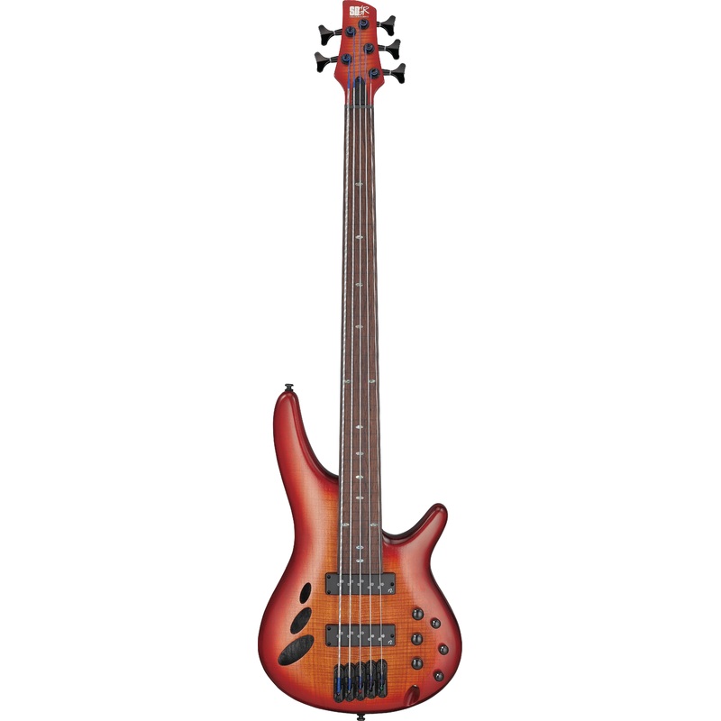 Ibanez SRD905FBTL SR Bass Workshop 5 Strings Fretless Electric Bass (Brown Topaz Burst Low Gloss)