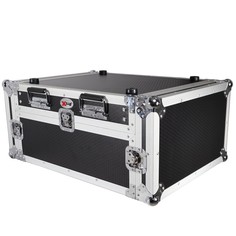 ProX T-2MRSS13ULT MK2 Mixer-DJ 2U Rack Combo Flight Case W-Laptop Shelf
