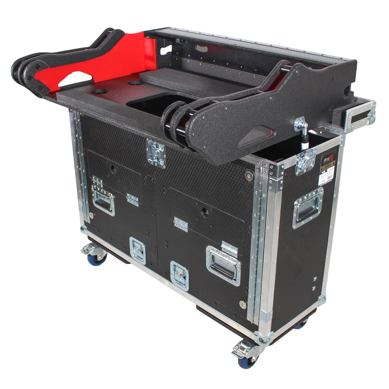 ProX XZF-CH MQ250M ChamSys MagicQ MQ250 Flip-Ready Hydraulic Console Case