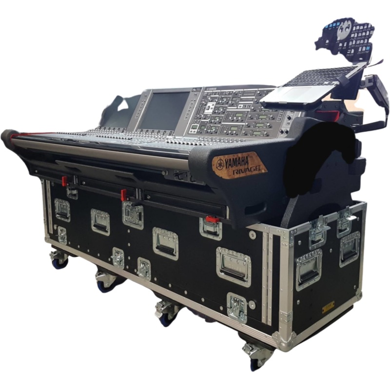 ProX XZF-YPM7/10 RIVAGE D3U Yamaha PM7/10 Rivage Flip-Ready Hydraulic Console Detachable Lifting Flight Case
