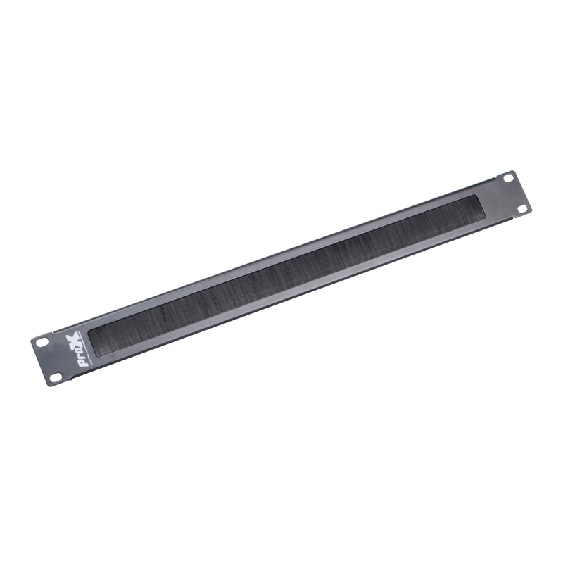 ProX T-P1BR 1U Rack Panel Brush Cable Management Slot Strips