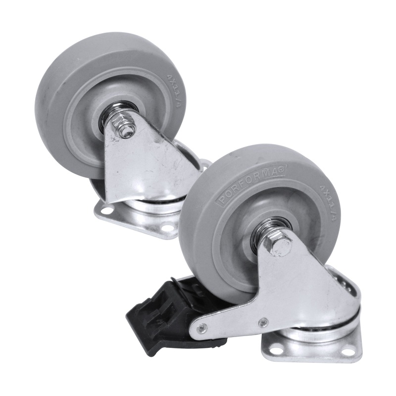 ProX X-CASTER-4-GR-95×65 Replacement 4 inch Industrial Grade Caster Wheels Plate – Set of 4
