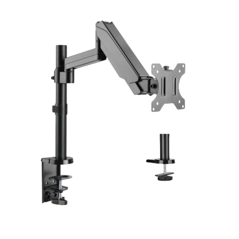 ProX XZF-LTARM PKG BLK Laptop Tray and Bracket with Gas Spring Double Arm Fits 17″ – 32″ Monitors