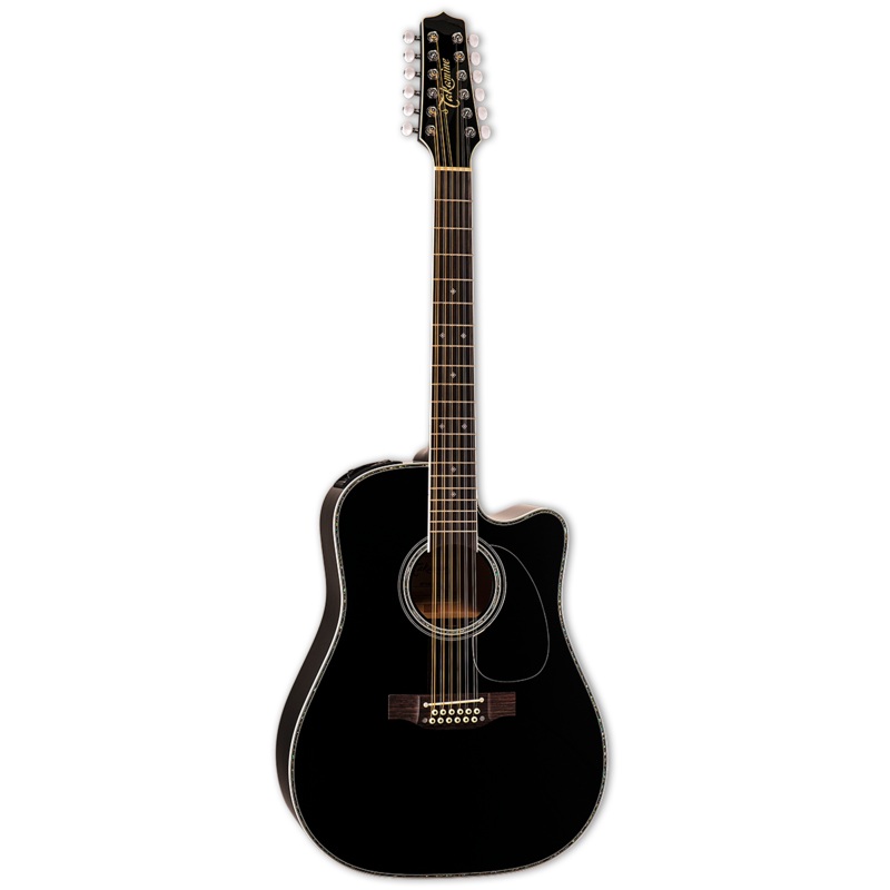 Takamine EF381DX Legacy Series 12 Strings Acoustic Guitar (Black)