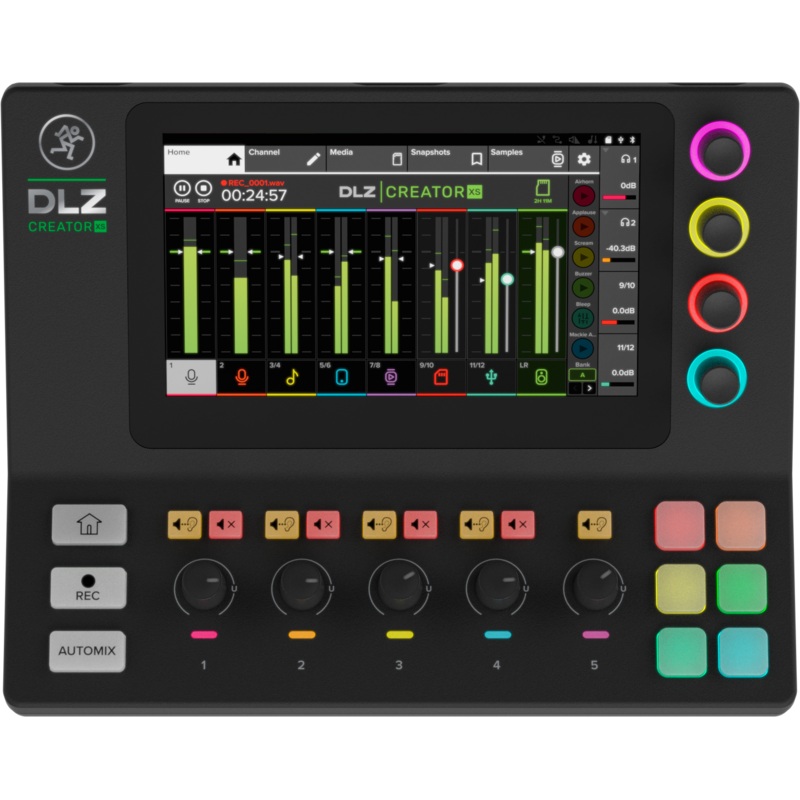 Mackie DLZ CREATOR XS Compact Adaptive Digital Mixer for Podcasting and Streaming