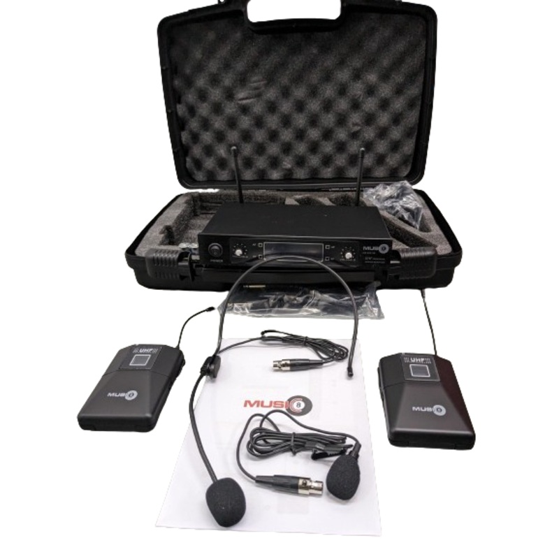 Music 8 M8-200 HS LL Wireless Double 1 Headset + 1 Lavalier