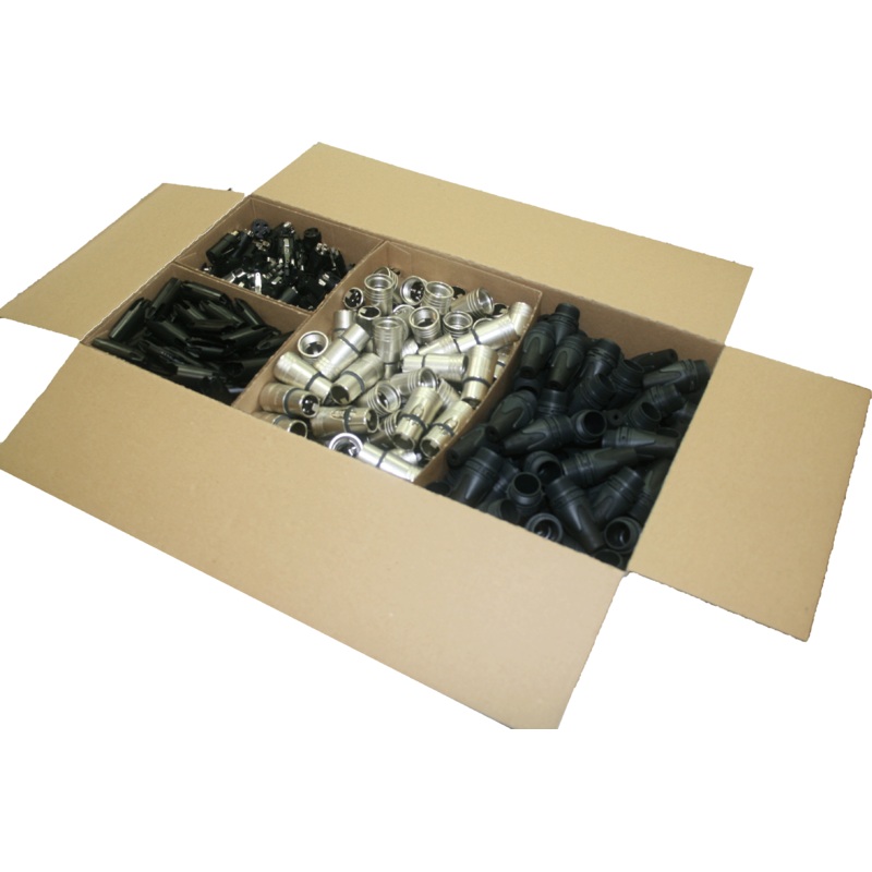 Neutrik NC3FXX-D-100 3 Pin XLR Female Connectors 100-Pack