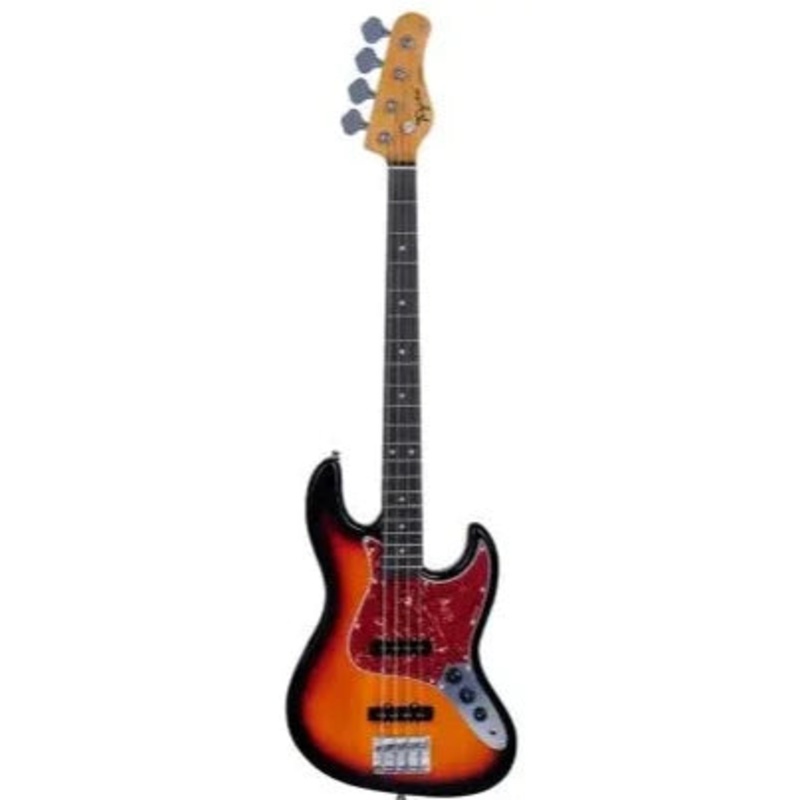 Tagima TW 73 4 FRETLESS-SB-DF/TT Fretless Electric Bass Guitar (Sunburst)