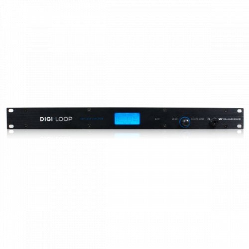 Williams AV DL107 NET D Digi-Loop DSP Single Channel Loop Amplifier with Dante