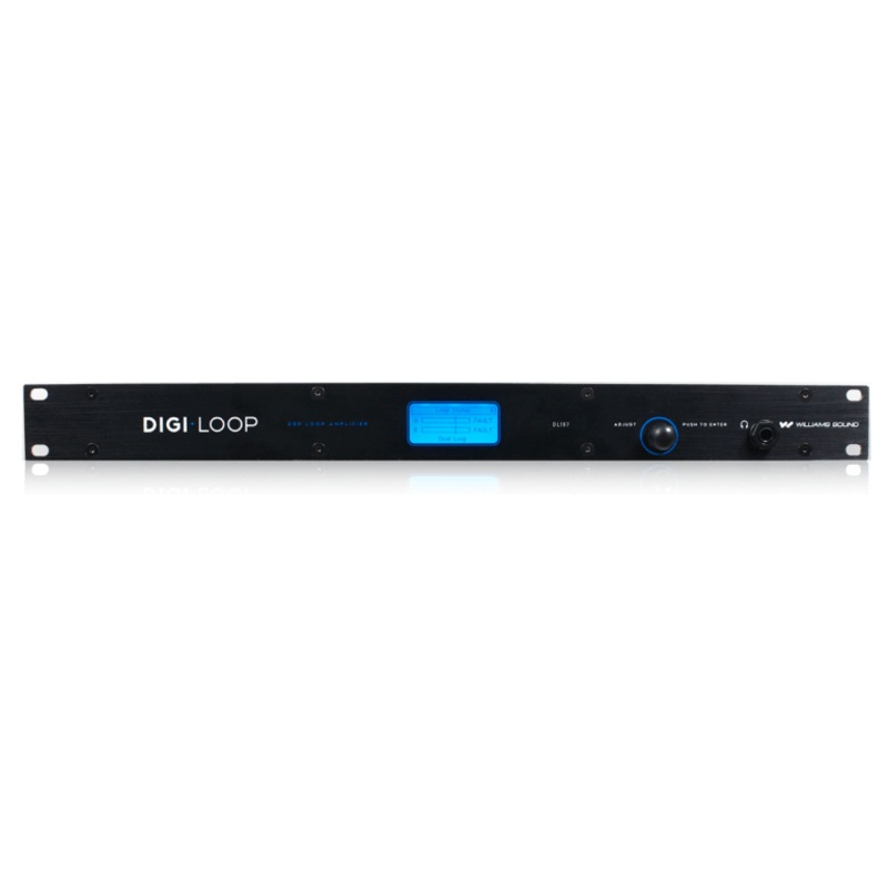 Williams AV DL207 NET Digi-Loop Medium Area, Dual Channel Hearing Loop Amplifier