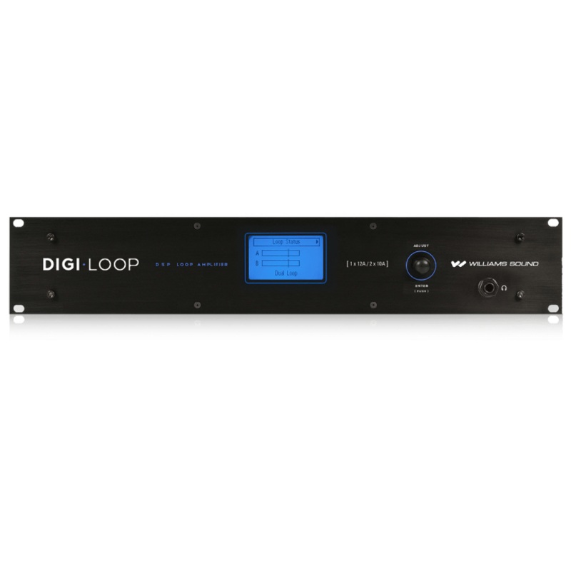 Williams AV DL210 NET 2.0 Digi-Loop Large Area, Dual Channel Hearing Loop Amplifier