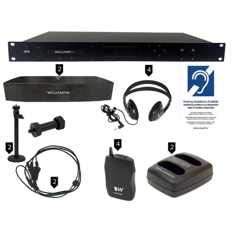 Williams AV IR SY11 IR+ System Pack with Tools Needed for Large System