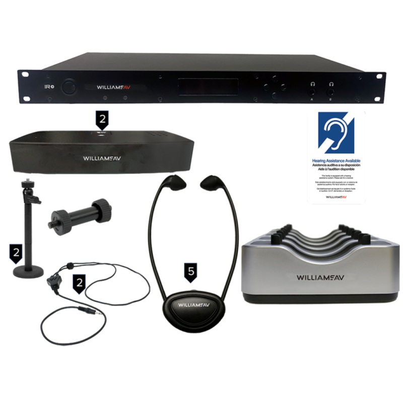 Williams AV IR SY12 D IR+ System Pack with Tools for a Secure System with Dante