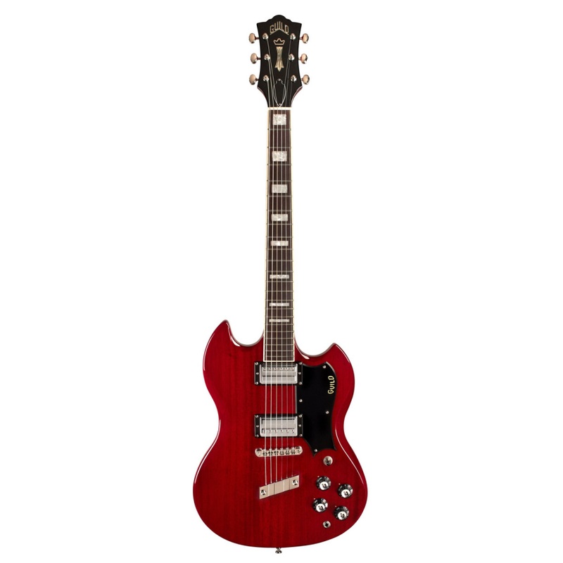 Guild POLARA DELUXE Electric Guitar (Cherry Red)