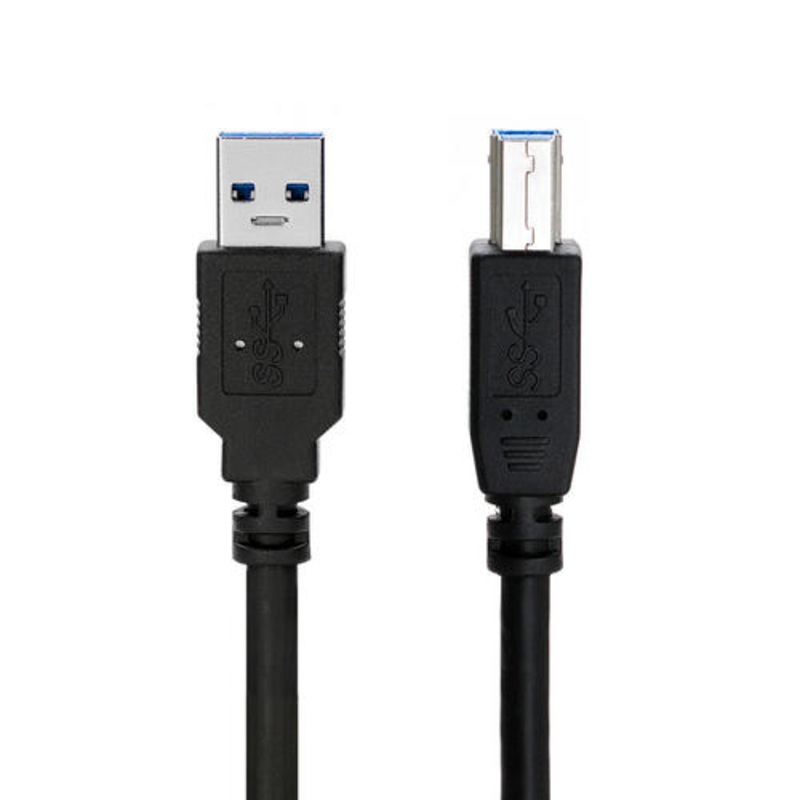 Standz AT-U3-AMBM-3BK USB 3.0 A Male to B Male Cable – 3ft