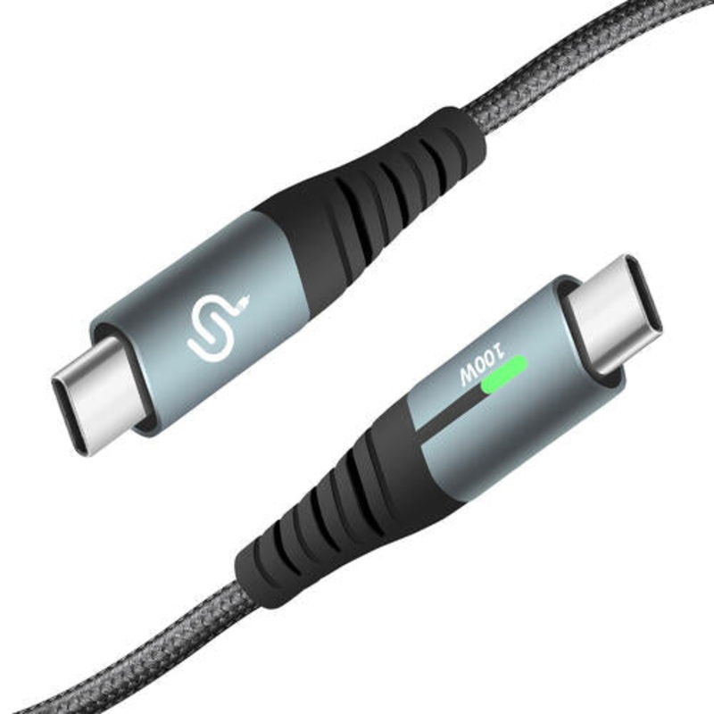 Standz USB-C Nylon Braided Cable 100W USB 2.0 – 4ft