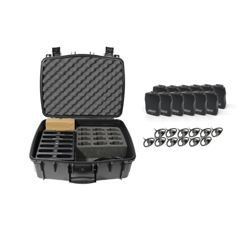 Williams AV PPA R37-12 PRO FM R37 Receiver Rechargeable Bundle (Pack of 12)