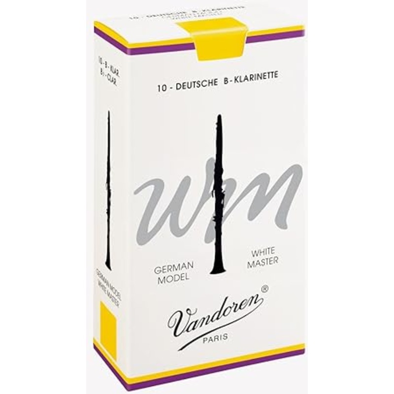 Vandoren CR165 White Master German Clarinet Reeds 5 Strength (Box of 10)
