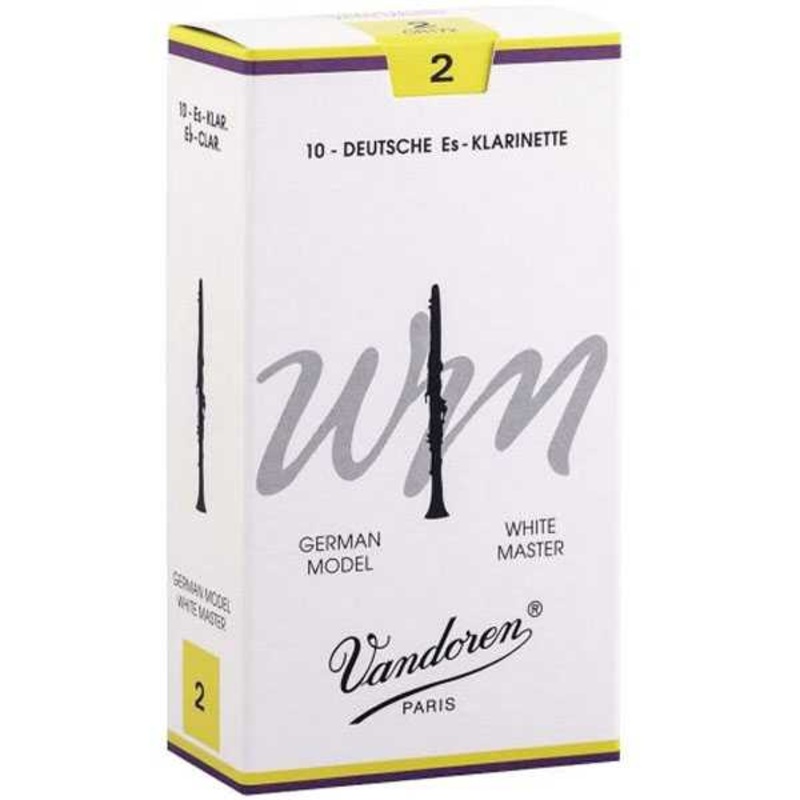Vandoren CR172 White Master Eb Clarinet Reeds Strength – 2 (Box of 10)