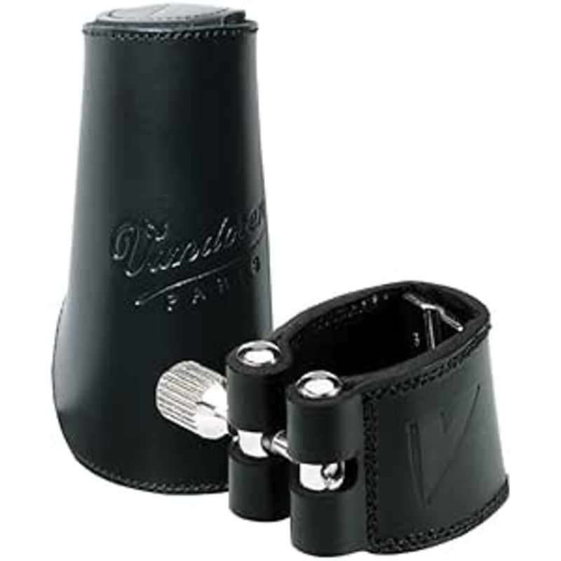 Vandoren LC23L Alto Clarinet Ligature and Cap Leather