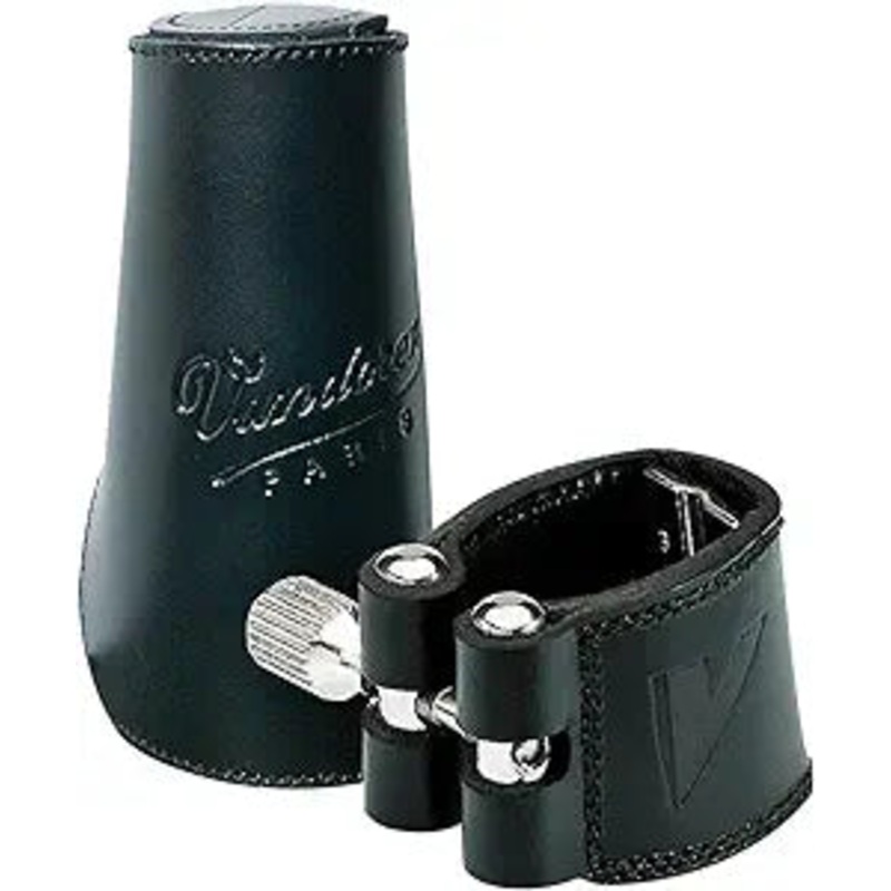 Vandoren LC24L Leather Ligature and Leather Cap for Bass Clarinet