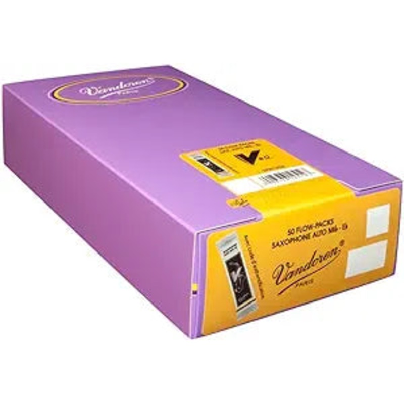 Vandoren SR6125/50 V12 Alto Saxophone Reeds Strength – 2.5 (Box of 50)