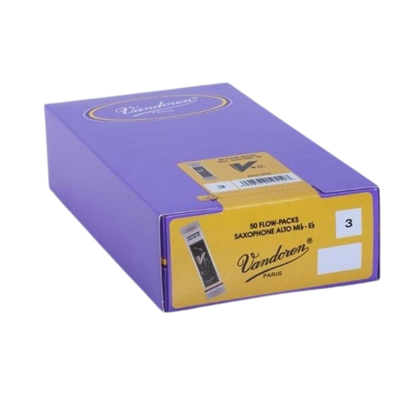 Vandoren SR613/50 V12 Alto Saxophone Reeds Strength – 3 (Box of 50)