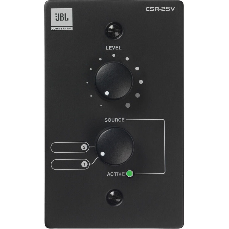 JBL Pro CSR-2SVWall-Mounted Remote Control for CSM Mixers (Black)