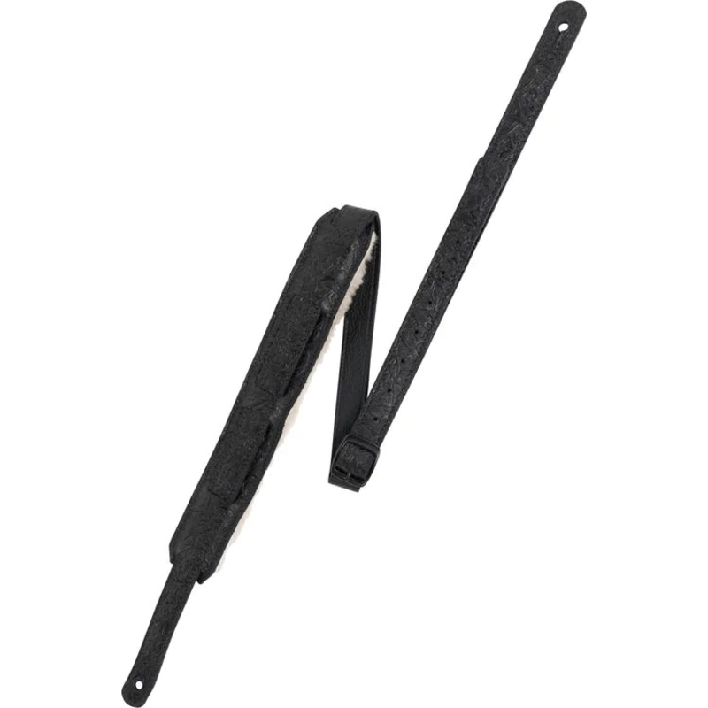 Levy’s M11BGVDX-BLK Reiner Saddle Style Deluxe Guitar Strap (Black)
